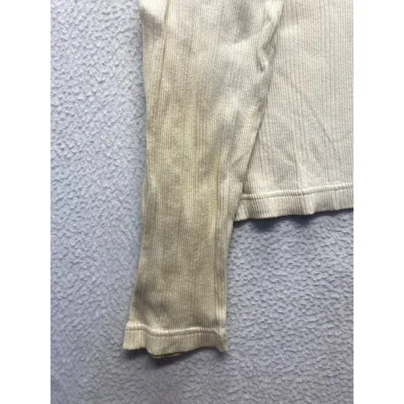 Vintage Tommy Hilfiger Ribbed Long Sleeve Polo Shirt With Striped Collar #7148 - Picture 5 of 9